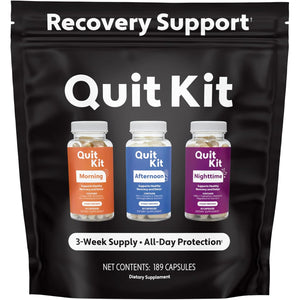 Detox & Withdrawal Support System | 21-Day Recovery Supplement for Anxiety, Stress, Sleep, Mood & Craving Support | Magnesium Glycinate, GABA, L-Theanine