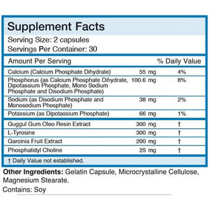 Absolute Nutrition Fat Burning Metabolism Boosting Supplement, Thyroid T-3, 60 Capsules, Off-White, 120