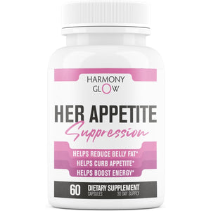 Her Appetite Suppression - Supports GLP-1 Related Metabolic Pathways, Promotes Weight Loss for Women, Helps Control Appetite/Cravings & Promotes Energy | 3Rd Party Tested Supplement - 60 Capsules