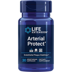 Life Extension Arterial Protect - Blood Pressure Supplement for Heart Health - with Gotu Kola and Pycnogenol Dried French Maritime Pine Bark Extracts - Gluten-Free, Non-Gmo, Vegetarian - 30 Capsules
