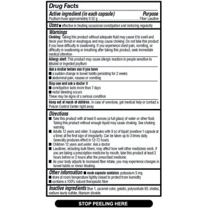 Quality Choice Daily Fiber Capsules for Regularity, 160 Count