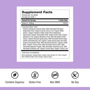 Dr. Schulze'S Herbal Shot | Organic Extract | Gluten-Free & Non-Gmo for Immune System Support | Total 9 Fl. Oz. | 6 Servings