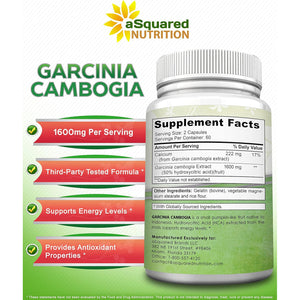 100% Pure Garcinia Cambogia Extract - 120 Capsules, Ultra High Strength HCA, Natural Weight Loss Diet Pills XT, Best Extreme Fat Burner Slim & Detox Max, Premium Blocker for Men & Women, Made in USA