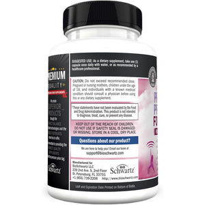 Prebiotics and Probiotics for Women - for Gut, Vaginal and Immune Health Support with Black Cohosh and Red Clover - Whole Food Digestive Enzymes Capsules, Lactobacillus Probiotic Supplement, 30 Count