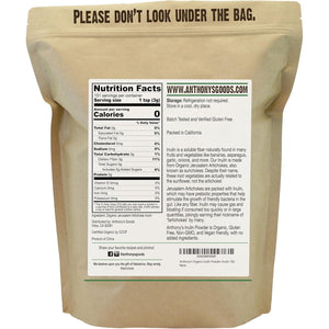 Anthony'S Organic Inulin Powder (1 Pound)