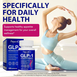 GLP 1 Supplement, 120 Capsules GLP-1 Probiotic for Appetite Regulate & Gut Health, Reduce Hunger & Cravings for Digestive, Promote GLP-1 Production & Support Weight Management, Vegan for Women & Men