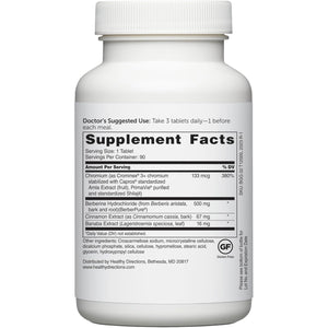 Dr. Whitaker’S Berberine Glucogold Supplement with 1500 Mg per Day of Berberpure Berberine, Concentrated Cinnamon, Crominex Chromium and Banaba Leaf Extract (90 Tablets)