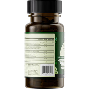 Serene Herbs 17-In-1 Sea Moss Capsules with Irish Seamoss, Black Seed Oil, Ashwagandha, Turmeric & Bladderwrack - Advanced Immunity, Energy & Gut Support - Natural Herbal Supplement - 60 Count