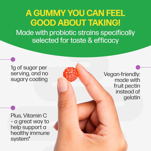 Culturelle Daily Probiotic Gummies for Women & Men, Berry Flavor, 52 Count, Naturally-Sourced Daily Probiotic + Prebiotic for Digestive Health, Non-Gmo & Vegan