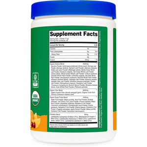 Nutricost Organic Super Greens Powder (30 Servings) Orange Sunrise Flavor - Superfood Supplement Drink Mix