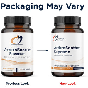 Designs for Health Arthrosoothe Supreme - Joint Support Supplement for Adults with Glucosamine Sulfate, Quercetin, Green Lipped Mussel, MSM, Chinese Skullcap + More - Non-Gmo (120 Capsules)