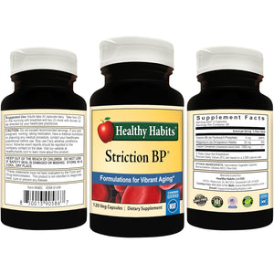 Healthy Habits Strictionbp Bottle 120 Veg Capsules