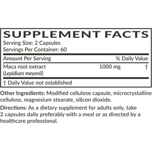 Futurebiotics Maca Root Extra Strength Supports Energy, Stamina & Reproductive Health, Non-Gmo, 120 Vegetarian Capsules