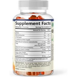 Brain Supplements Gummies - 3X Strength Brain Gummy Vitamin plus Nootropics for Memory, Focus, Concentration - Phosphatidylserine, B6, B12 & Nootropic, Clarity Support Supplement - 60 Gummies