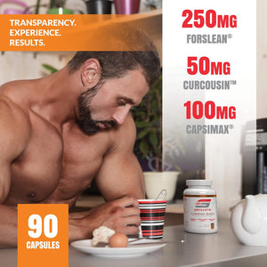 Granite Thermo Burn, New Advanced Formula for Thermogenic, Metabolic, Mood & Appetite Support with Alpha GPC, Theobromine, & 5-HTP, 90 Capsules