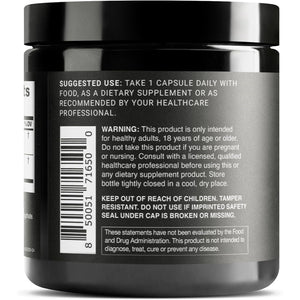 Tongkat Ali Fadogia Agrestis - Ultra High Potency 200:1 Tongkat Ali & 30:1 Fadogia Agrestis - 2% Eurycomanone -Third-Party Lab Tested - 120 Capsules