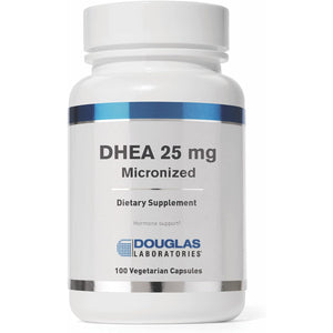 Douglas Laboratories DHEA 25 Mg Capsules - Micronized - Supports Hormone Balance, Immunity, Brain, Bone Health & Metabolism* - Non-Gmo - 100 Vegetarian Capsules