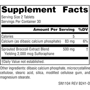 Source Naturals Broccoli Sprouts Extract, 250 Mg - 60 Tablets