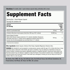 Piping Rock Kidney Support Supplement | 60 Capsules | Care & Restore Formula | for Men and Women | Non-Gmo, Gluten Free