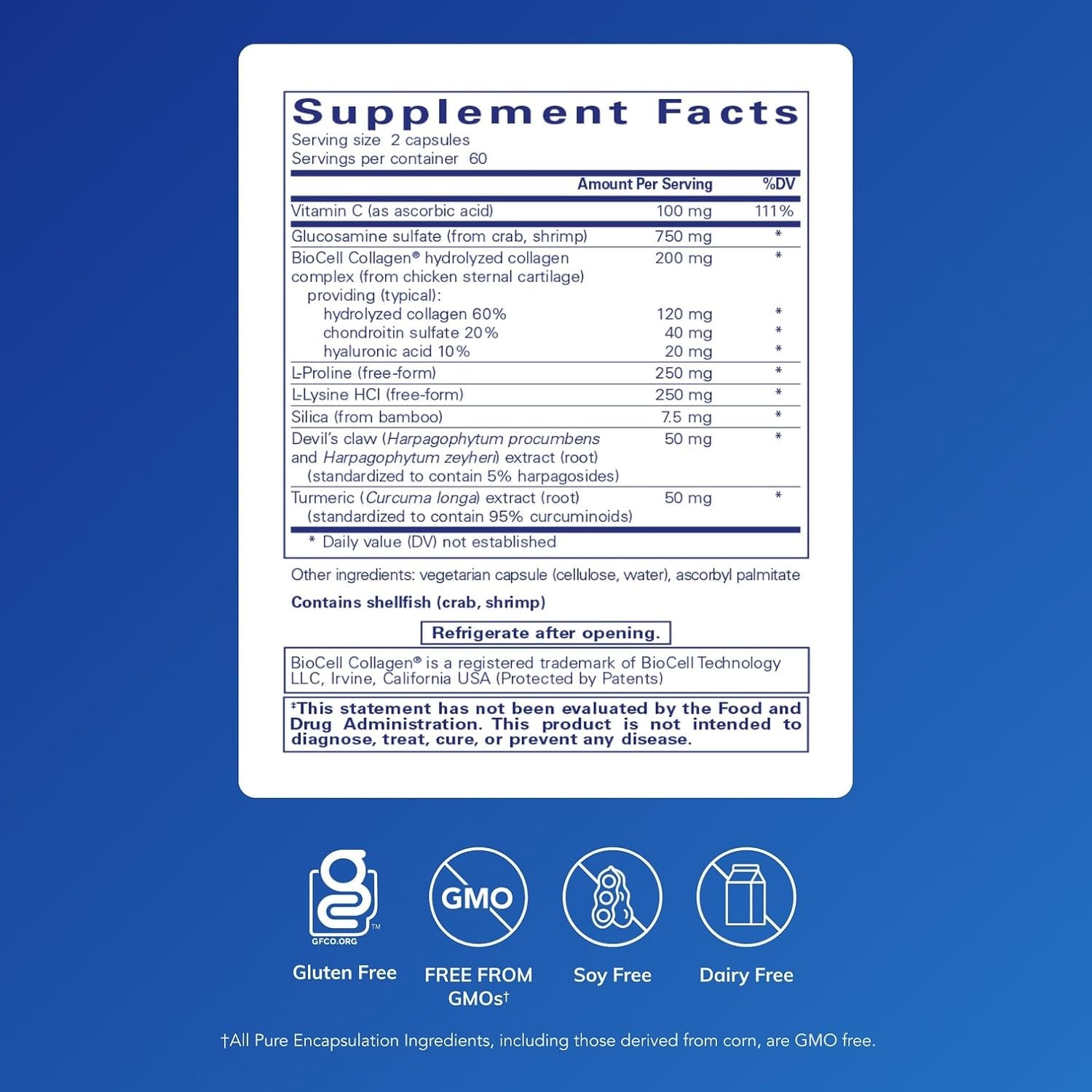 Pure Encapsulations - Ligament Restore - Dietary Supplement Helps Maintain Healthy Tendons, Ligaments and Joints - 120 Capsules
