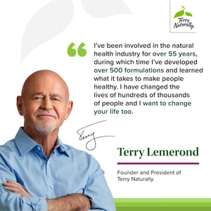 Terry Naturally Healthy PSA Levels - Dietary Supplement for Healthy Prostate & Hormone Balance Support - Herbal Supplement with Curcumin, Turmeric Essential Oil & Grape Seed Extract - 60 Softgels