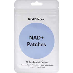 Kind Patches NAD plus Patches - anti Wrinkle Patches with NMN and Resveratrol - NAC Supplement for Radiant Skin - Boost Collagen Production - 30 Count