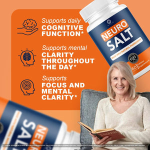 Neuro Salt Capsules - Official Neurosalt Pills Advanced Premium Formula Support Maximum Strength, All Natural Ingredients Vitamins for Overall Health & Wellness, 60 Capsules for 1 Month