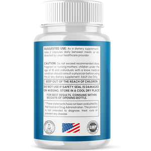 Nerve Ease Capsules, Nerveease Pills with All Natural Ingredients, Advanced Overall Health and Wellness Vitamin Supplement Formula for Maximum Strength Multivitamins Support (60 Capsules)