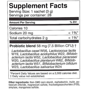 Omni Biotic Stress Release - Clinically Tested Probiotic for Stress Management & Gut-Brain Axis Support - Stress Probiotic and Mood Probiotic - Vegan, Non-Gmo (28 Daily Packets)