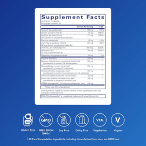 Pure Encapsulations Daily Stress Formula | Promotes Relaxation and Moderates the Effects of Occasional Stress*| 90 Capsules
