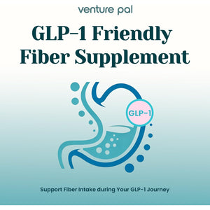 6-In-1 Daily Prebiotic Fiber Powder for Gut & Digestive Health, GLP-1 Friendly, Sugar Free Fiber Supplement Powder with Probiotics, Collagen Peptides & Electrolytes - for Women & Men - 7.8 OZ