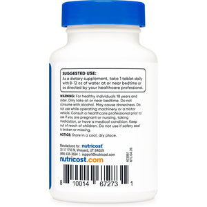 Nutricost Melatonin 10Mg, 240 Tablets - 10Mg per Serving, Non-Gmo, Gluten Free