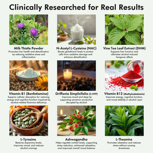 Cloud9 Daily Restore – Liver Detox & Recovery Supplement with Milk Thistle, NAC & B-Vitamins – Energy, Focus & Nutrient Support after Drinking – 120 Capsules – Made in USA