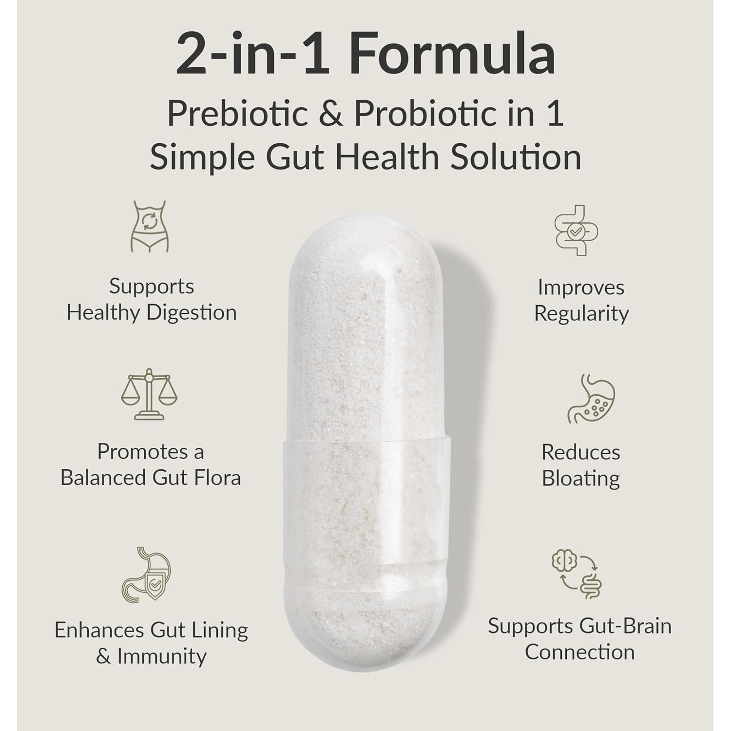 Bioptimizers Probiotic Breakthrough – Lactobacillus Plantarum OM Probiotics & Prebiotics Health Supplement for Gut, Digestive & Immune Support Probiotics for Women Men Elderly– 30 Vegan Capsules