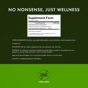 Swanson Avovida - Natural Supplement Promoting Joint Health & Mobility - Avocado & Soybean Unsaponifiables to Support Cartilage & Tissue Health - (60 Capsules, 300Mg Each) (1 Pack)