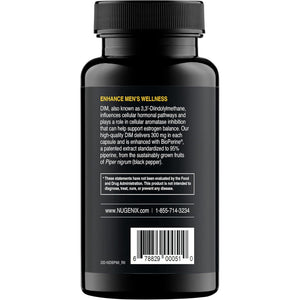 Nugenix Essentials DIM Supplement 305 Mg Diindolylmethane & Bioperine for Hormone Balance, 90 Capsules