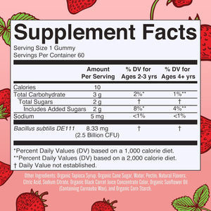 Maryruth Organics Kids Probiotics for Digestive Health | USDA Probiotic Gummies | 2 Month Supply | Kids Probiotics | Immune Support | Gut Health Supplement | Vegan | Non-Gmo | Gluten Free | 60 Count
