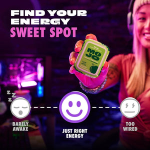 MOJO Energy Pouches Sour Apple Flavor, 50 Mg per Caffeine Pouch, 15 Pouches, Single Pack