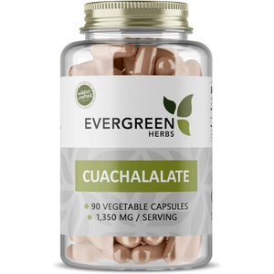 Evergreen Herbs Cuachalalate Herb (Amphipetyglum Adstringens) - Resealable Stand up Pouch to Ensure Freshness! (Capsules)