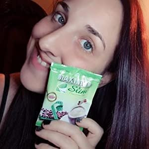 Maximum Slim Original Green Coffee –Premium 4-In-1 Formula with Natural Herbal Extracts for Energy & Vitality. Creamy & Delicious for Maximum Satisfaction. No Messy Side Effects-Made in the USA-30 Ct