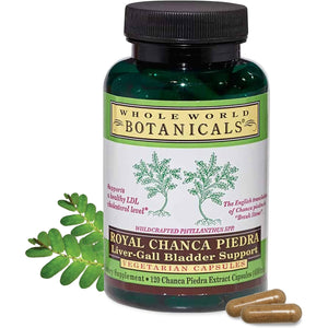 Whole World Botanicals Royal Chanca Piedra Herbal Supplement – Traditional Amazon Herb (120 Vegan Capsules, Liver Vegan Capsules)