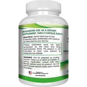 Graviola Soursop Guanabana Extract Anamu Llanten Natural Dietary Supplement. Leaf & Fruit Extract 90 Capsules Non-Gmo