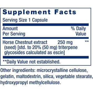Life Extension Venotone – Standardized Horse Chestnut – Promotes Healthy Fluid Balance – Gluten-Free, Non-Gmo – 60 Capsules