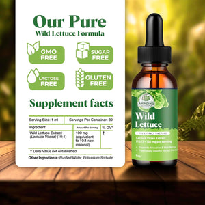 Amazing Botanicals Wild Lettuce 10X Extract Tincture 30,000 Mg (1 Fl Oz (Pack of 1))