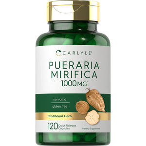 Carlyle Pueraria Mirifica Capsules | 120 Count | Root Extract | Non-Gmo & Gluten Free Supplement