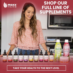 Maxx Herb Red Maca Root Extract - Max Strength Liquid Drops Absorb Better than Powder or Capsules, for Stamina, Memory and Focus - 4 Oz Bottle (60 Servings)