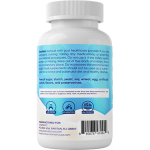 Vitamatic Bovine Colostrum Supplement 1000 Mg per Serving - 50% Highest Igg - Supplement for Gut Health, Hair Growth, Beauty, Muscle Recovery, & Immune Support - 120 Capsules