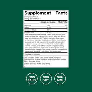 Standard Process Glucosamine Synergy - Joint Health Support Supplement - Support Connective Tissue with Glucosamine & Boswellia Serrata - Whole Food-Based Supplement with Manganese - 90 Capsules
