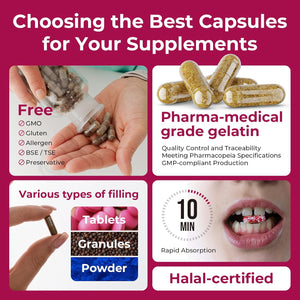 Empty Gelatin Capsules Size 2 - Gelatin Capsules Empty (100 Count