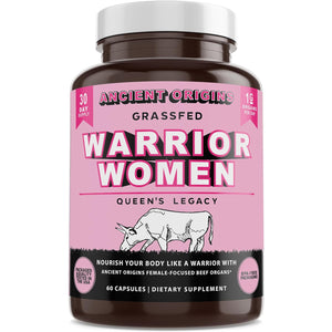 Ancient Origins Women’S Beef Organ Complex – 7 Grass Fed Organs (Liver, Heart, Colostrum & More) – Pasture Raised, Grass Finished – Balance Hormones, Boost Energy & Wellness